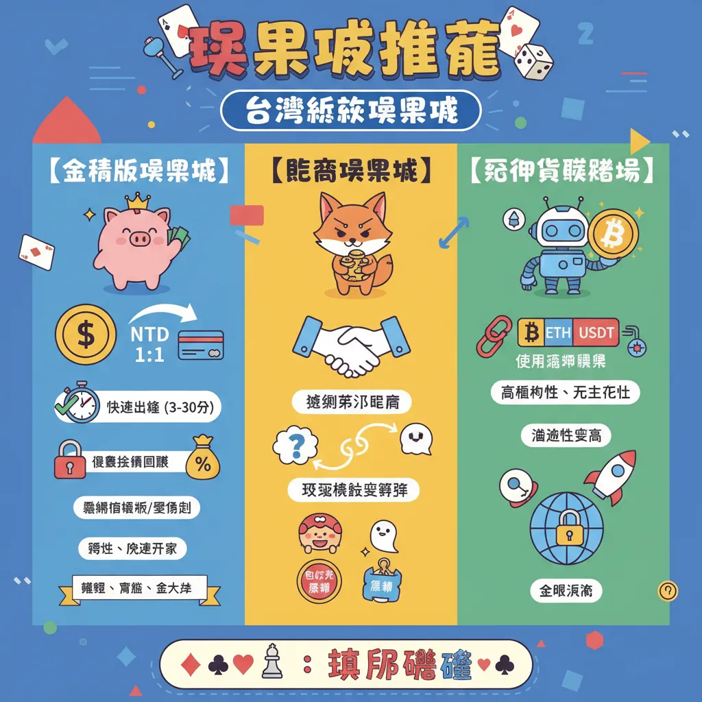 現金版 vs 幣商娛樂城 vs 加密貨幣賭場：哪種最適合你？