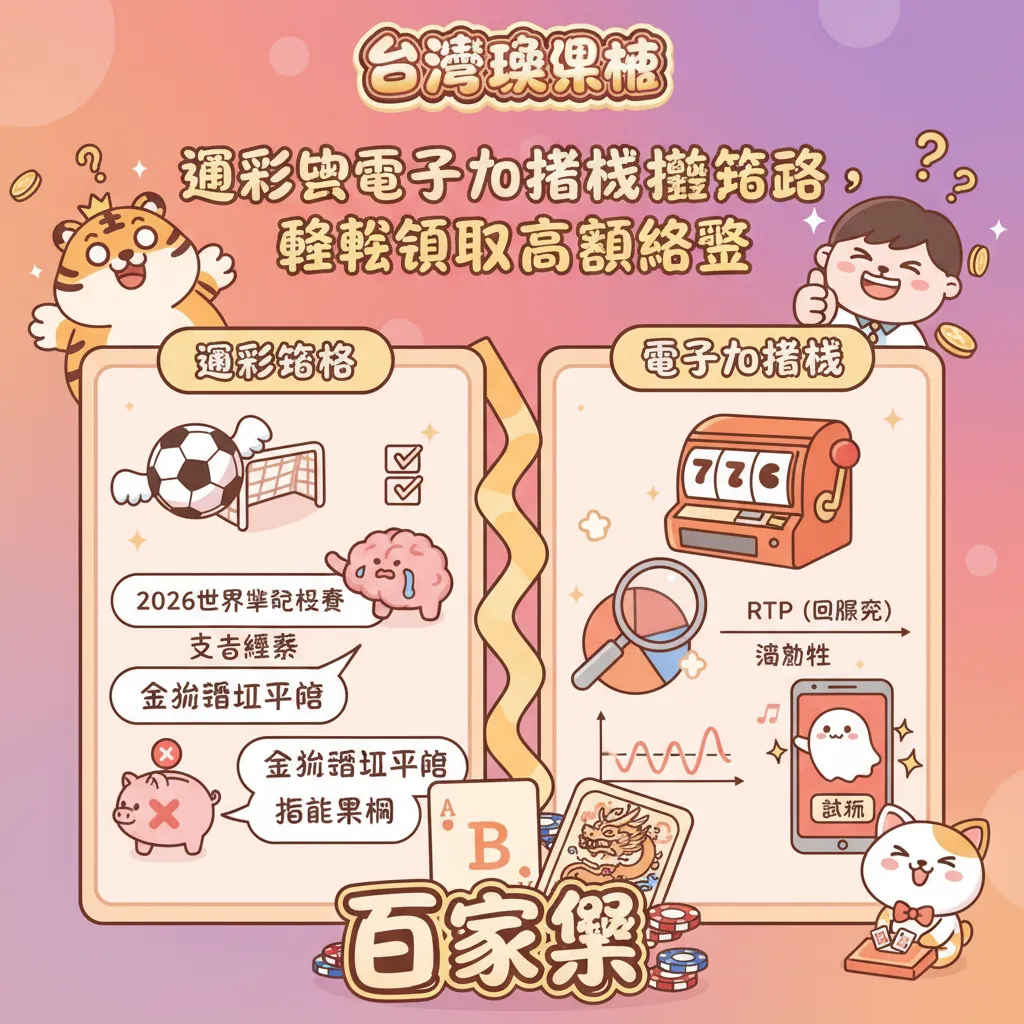 運彩與電子老虎機投注攻略，輕鬆領取高額獎金
